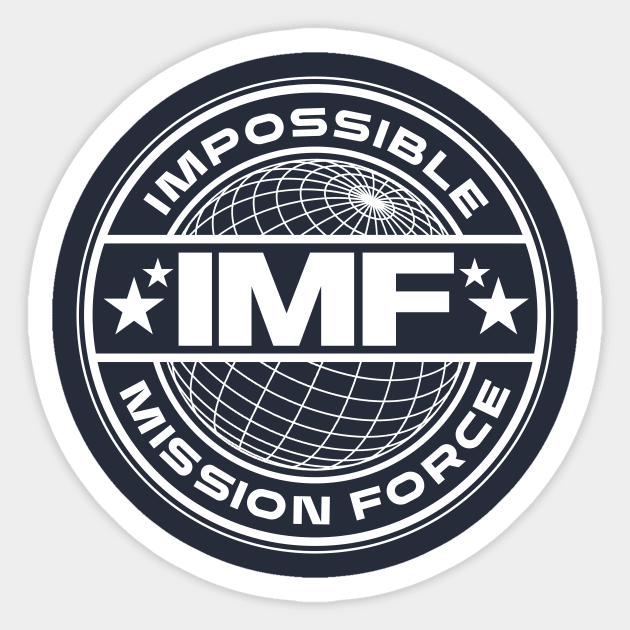 Impossible Mission Force Sticker by MindsparkCreative